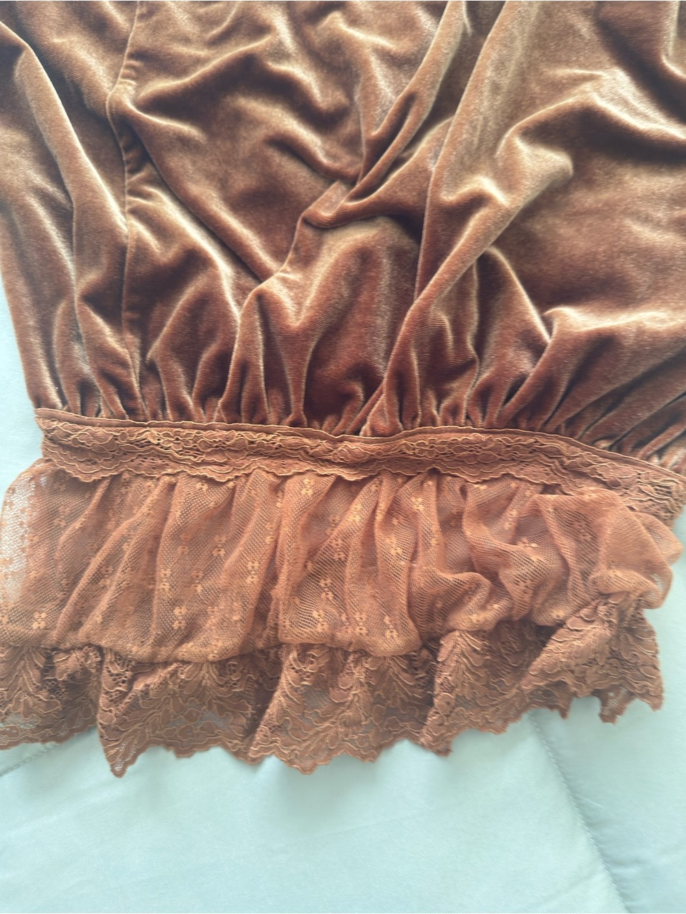 Cider Velvet Bloomer Pants - Rust - Picture 2 of 3